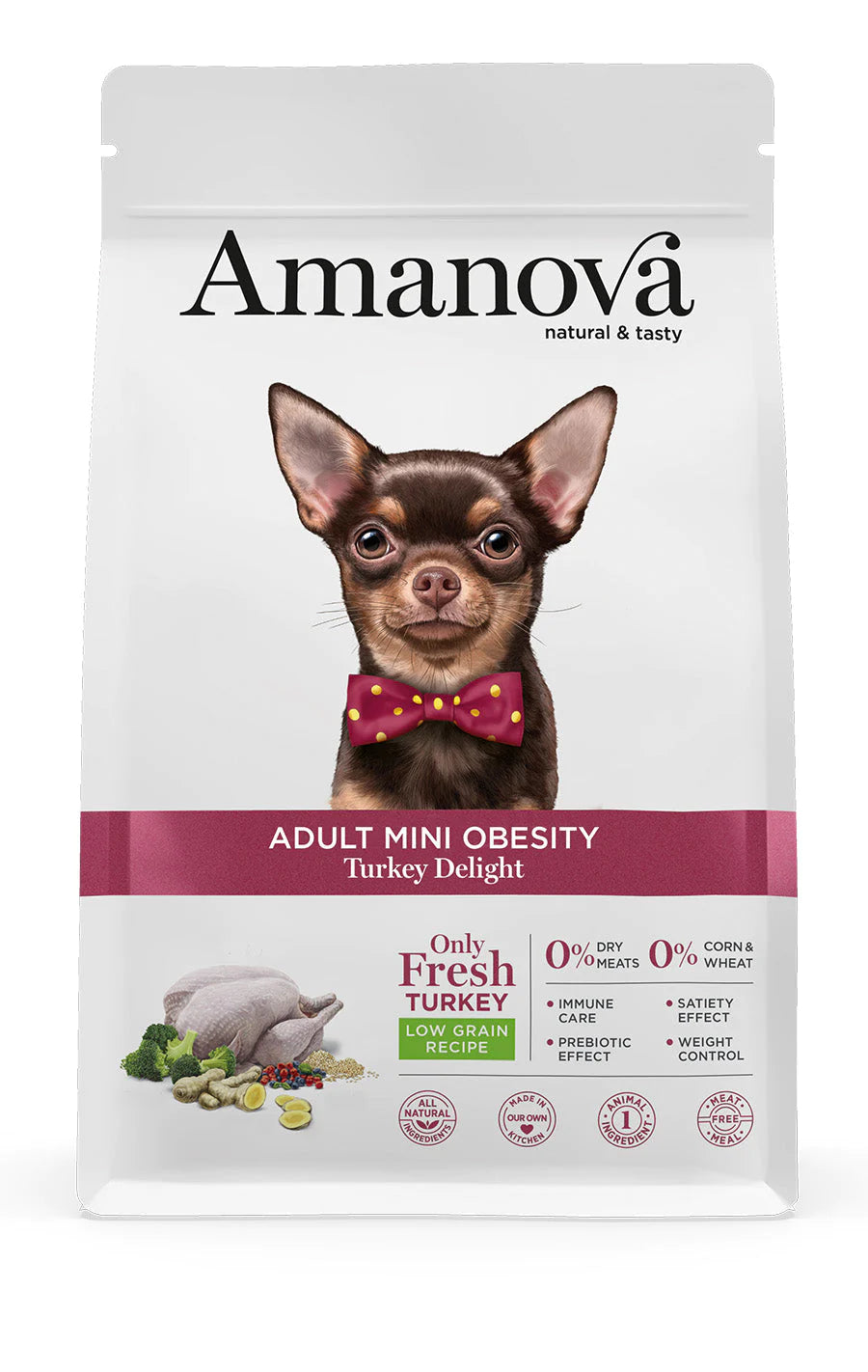 AMANOVA ADULT MINI OBESITY TACCHINO 7 KG AMANOVA ADULT MINI OBESITY TACCHINO 7 KG
