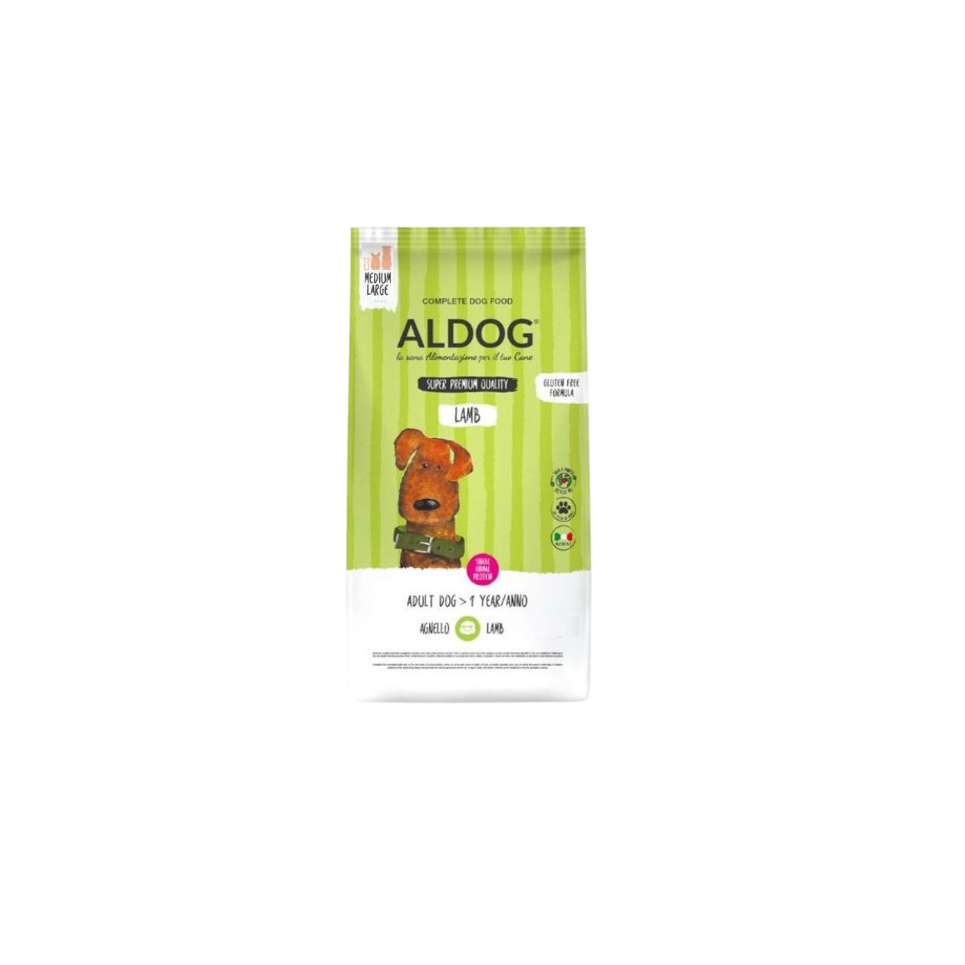 ALDOG ADULT MEDIUM LARGE LAMB AGNELLO 3 KG ALDOG ADULT MEDIUM LARGE LAMB AGNELLO 3 KG