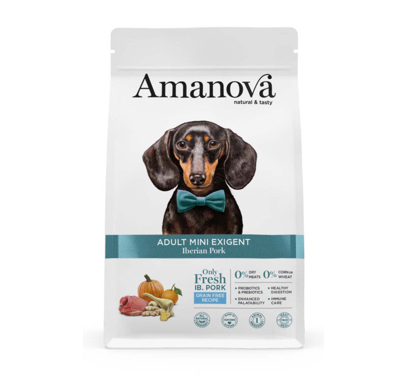 AMANOVA ADULT MINI EXIGENT MAIALE 2 KG AMANOVA ADULT MINI EXIGENT MAIALE 2 KG