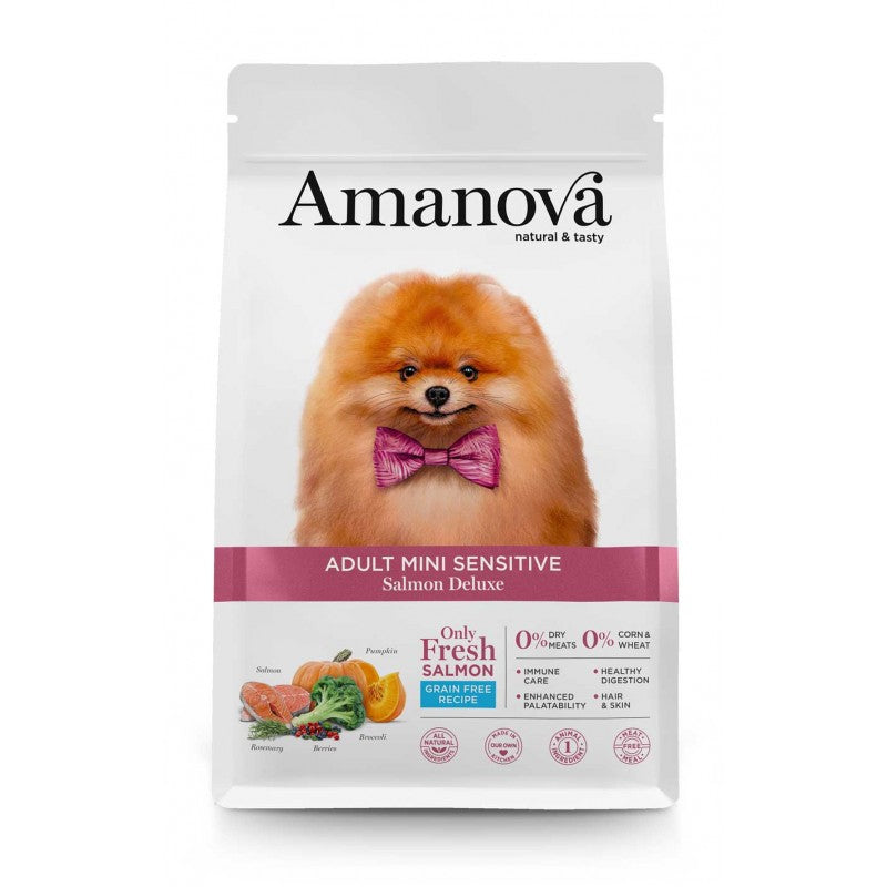 AMANOVA ADULT MINI SENSITIVE SALMONE 2 KG AMANOVA ADULT MINI SENSITIVE SALMONE 2 KG