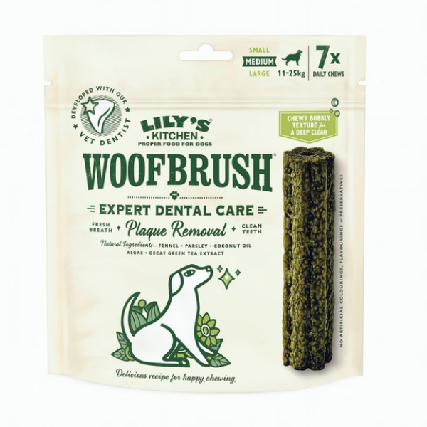 LILY'S KITCHEN WOOFBRUSH MEDIUM 7 PZ