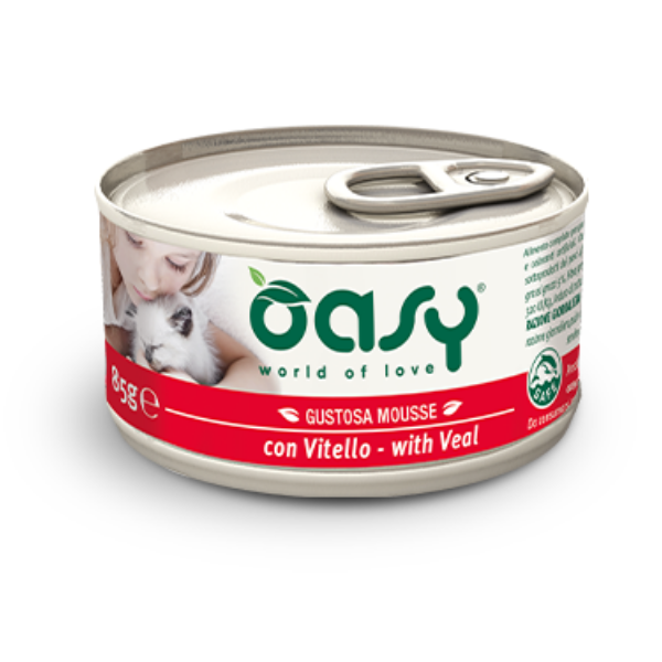 OASY MOUSSE CON VITELLO 85 GR