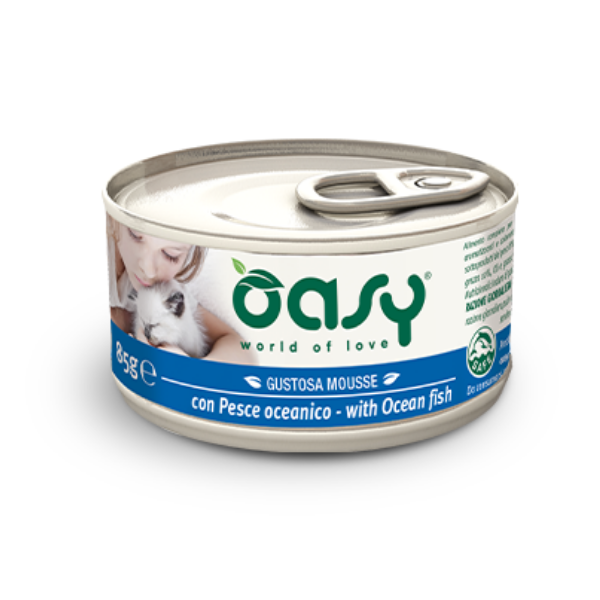 OASY MOUSSE CON PESCE OCEANICO 85 GR