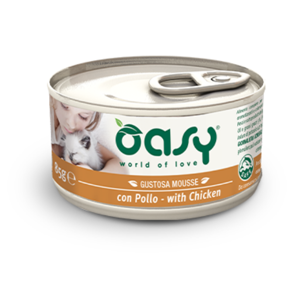 OASY MOUSSE CON POLLO 85 GR