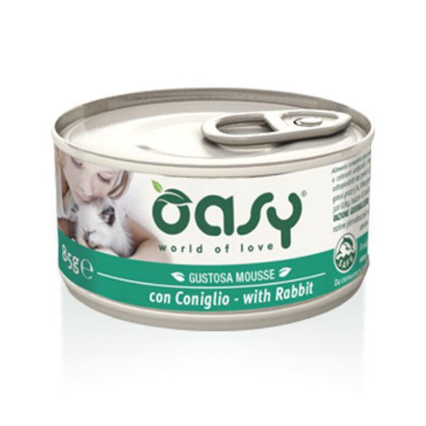 OASY MOUSSE CON CONIGLIO 85 GR