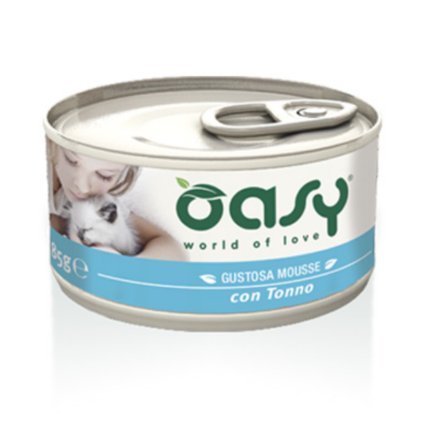 OASY MOUSSE CON TONNO 85 GR