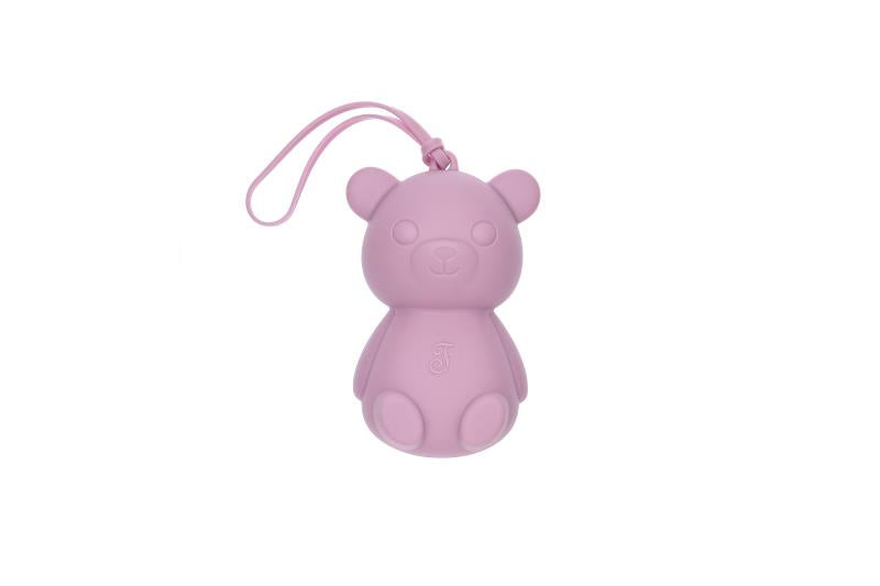 FERRIBIELLA PORTA SACCHETTI IN SILICONE TEDDY ROSA