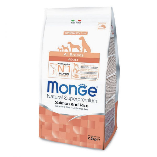 MONGE ALL BREED ADULT 2,5 KG SALMONE