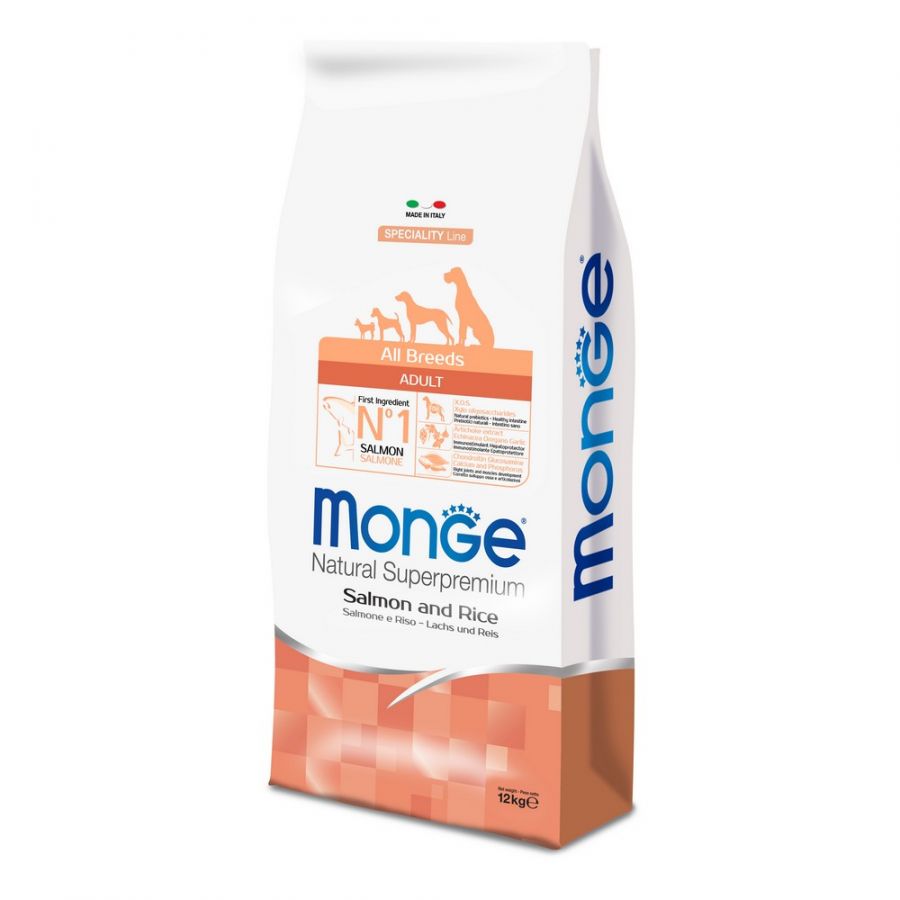 MONGE ALL BREED ADULT 12 KG SALMONE