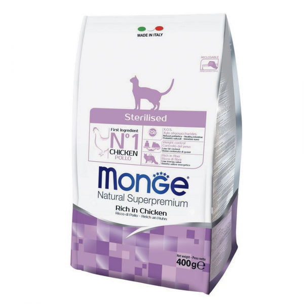 MONGE ADULT STERILISED GATTO POLLO 400 GR
