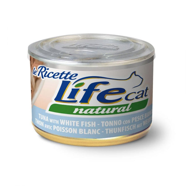 LIFE CAT NATURAL TONNO CON PESCE BIANCO 150 GR