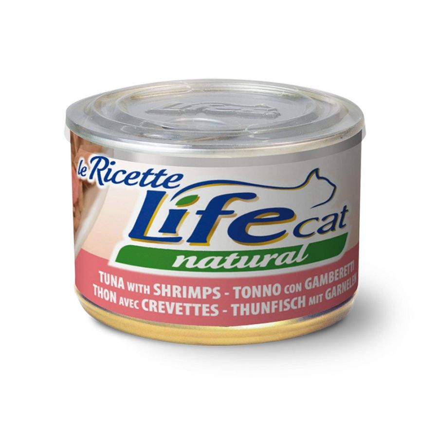 LIFE CAT NATURAL TONNO CON GAMBERETTI 150 GR