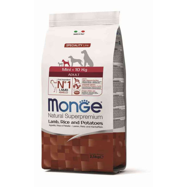 MONGE MINI ADULT 2,5 KG AGNELLO