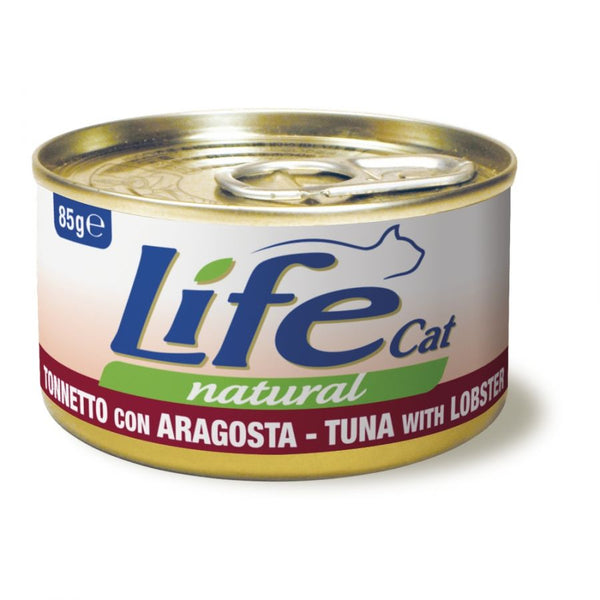 LIFE CAT NATURAL TONNO CON ARAGOSTA 85 GR