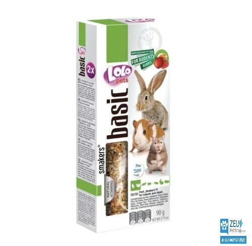 LEO PET STICK SNACK FRUIT CONIGLI 2X115 GR