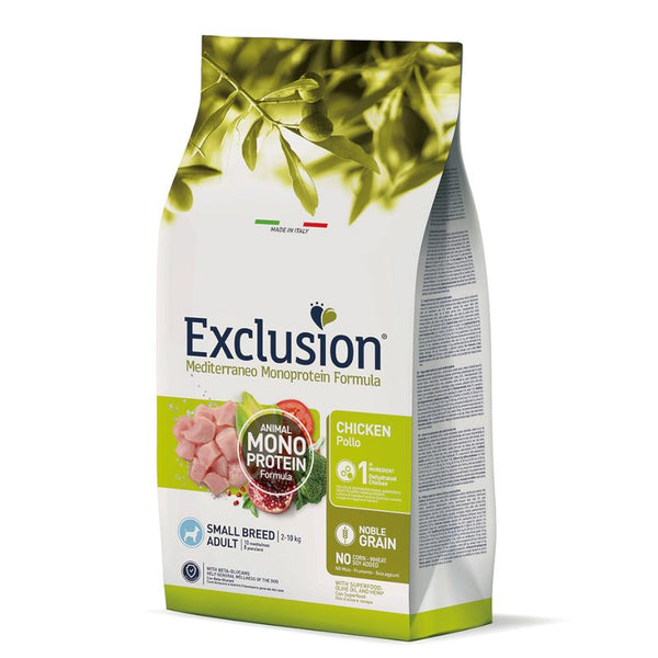 EXCLUSION MEDITERRANEO MINI ADULT AGNELLO 2 KG