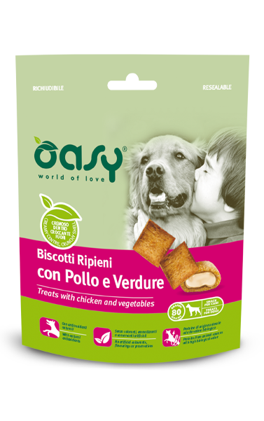 OASY CANE BISCOTTI RIPENI CON POLLO E VERDURE 70 GR