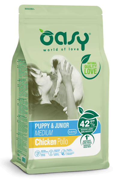 OASY CANE MEDIUM PUPPY & JUNIOR 12 KG