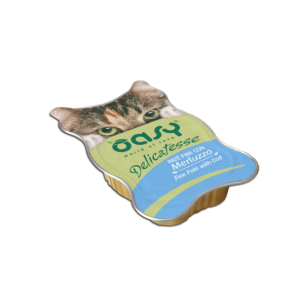 OASY DELICATESSE PATE CON MERLUZZO 85 GR