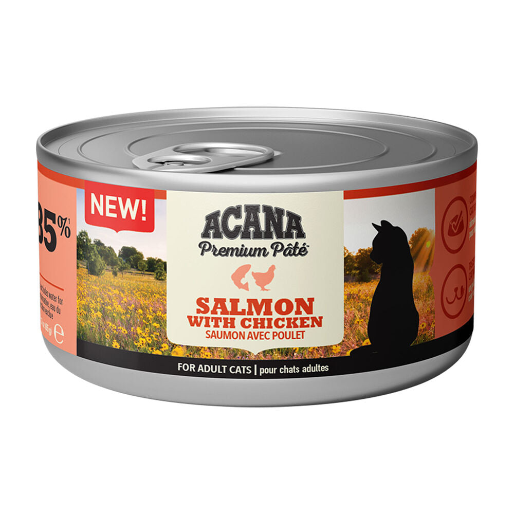 ACANA PATE' GATTO SALMONE E POLLO 85 GR