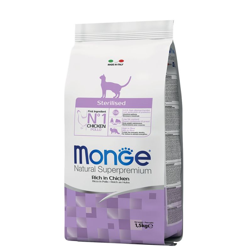 MONGE ADULT STERILISED GATTO POLLO 1,5 KG