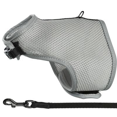 TRIXIE PETTORINA GATTO MORBIDA CON GUINZAGLIO