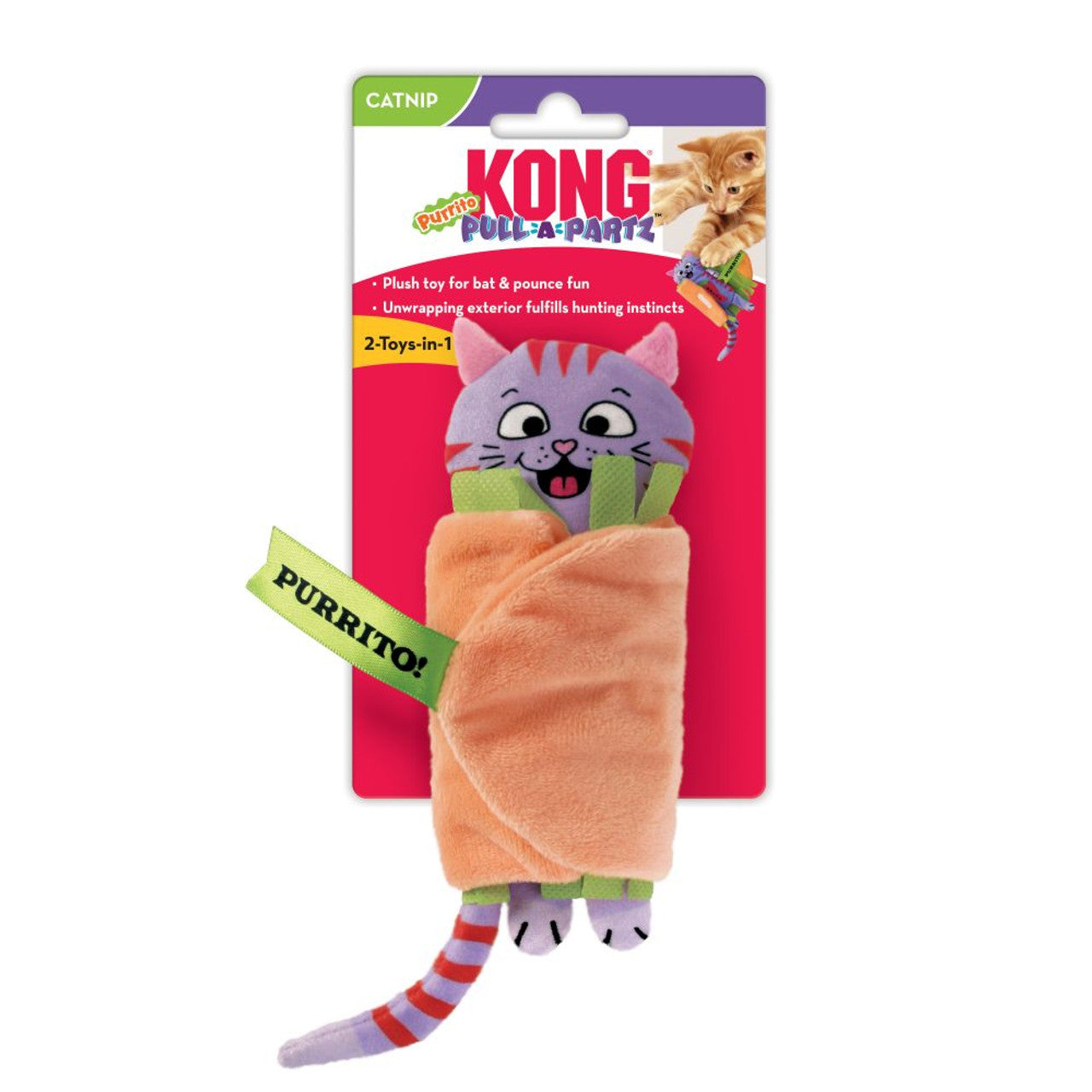 KONG GATTO PURRITO 14 CM