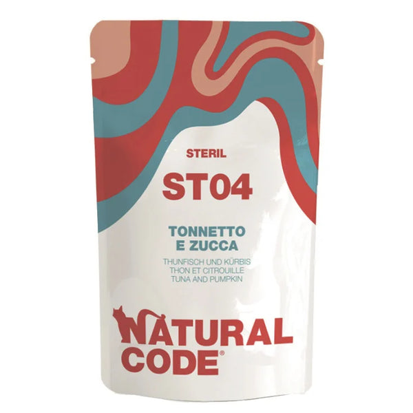 NATURAL CODE GATTO ST04 TONNETTO E ZUCCA 70 GR