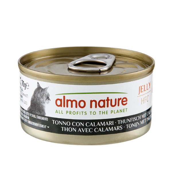 ALMO CAT JELLY TONNO CALAMARI 70 GR