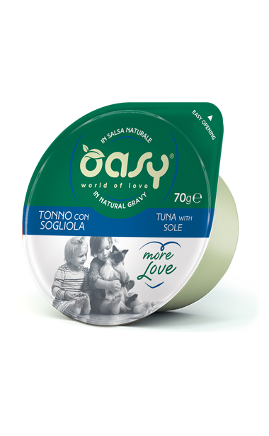 OASY CUP TONNO CON SOGLIOLA 70 GR