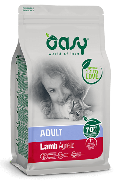 OASY GATTO ADULT AGNELLO 300 GR