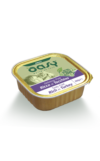 OASY PATE GATTO ADULT TACCHINO 100G