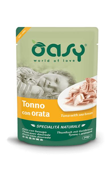 OASY BUSTINA NATURALE TONNO CON ORATA 70 GR