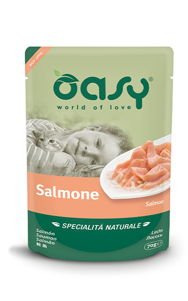 OASY BUSTINA NATURALE SALMONE 70 GR