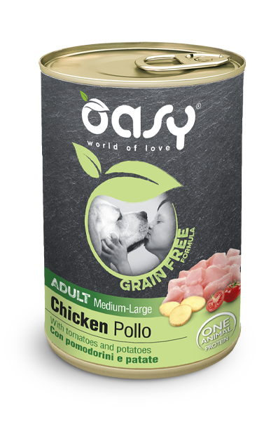 OASY GRAIN FREE UMIDO ADULT POLLO 400 GR