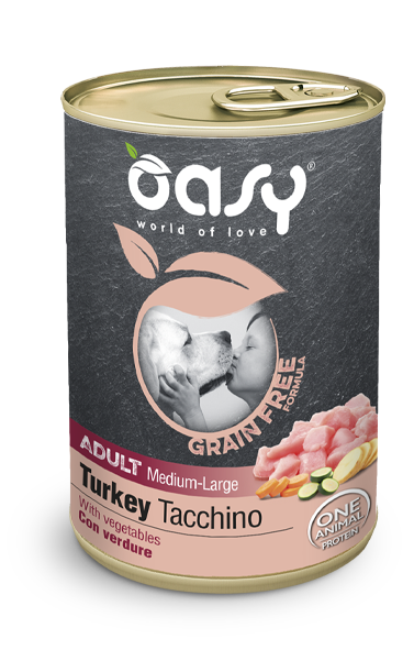 OASY GRAIN FREE UMIDO ADULT TACCHINO 400 GR