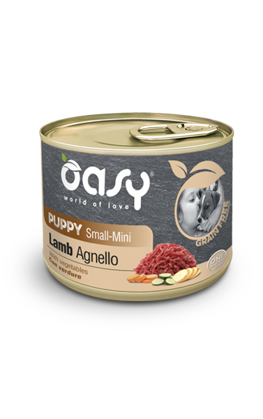 OASY GRAIN FREE UMIDO PUPPY AGNELLO 200 GR