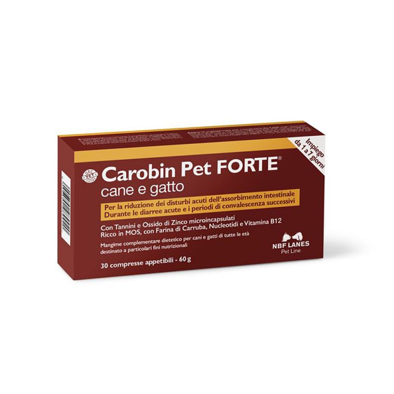 NBF CAROBIN PET ULTRA FORTE COMPRESSE 30 CPR
