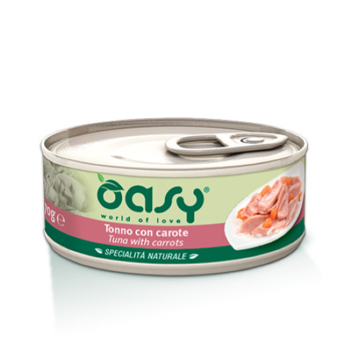 OASY NATURALE TONNO CON CAROTE 70GR