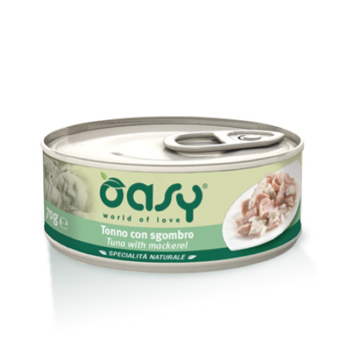 OASY NATURALE TONNO CON SGOMBRO 150GR