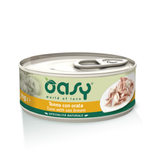 OASY NATURALE TONNO CON ORATA 70GR