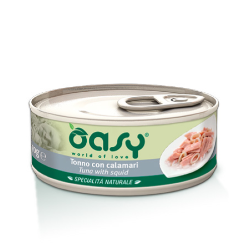 OASY NATURALE TONNO CON CALAMARI 70GR