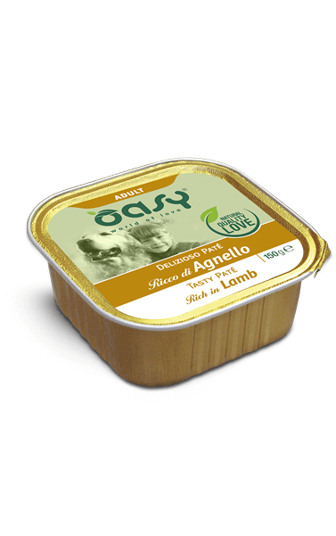 OASY PATE CANE ADULT AGNELLO 150GR