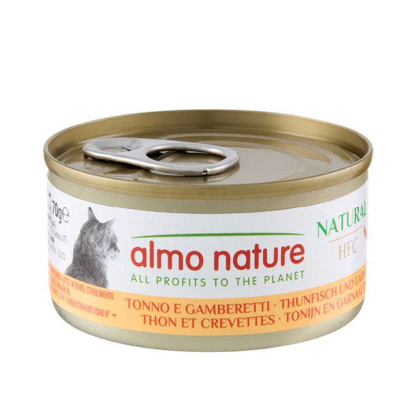 ALMO CAT NATURE TONNO E GAMBERETTI 70 GR