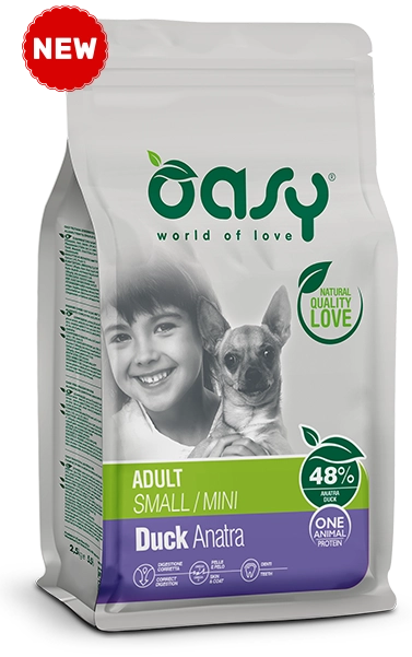 OASY CANE MONOPROTEICO MINI ANATRA 2,5 KG