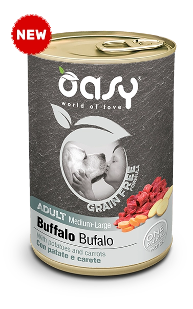 OASY GRAIN FREE UMIDO ADULT BUFALO 400 GR