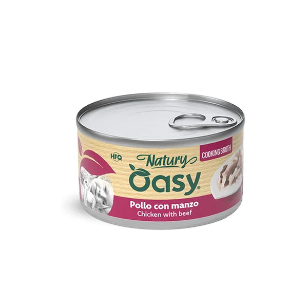 OASY NATURY BRODO COTTURA POLLO CON MANZO 85 GR