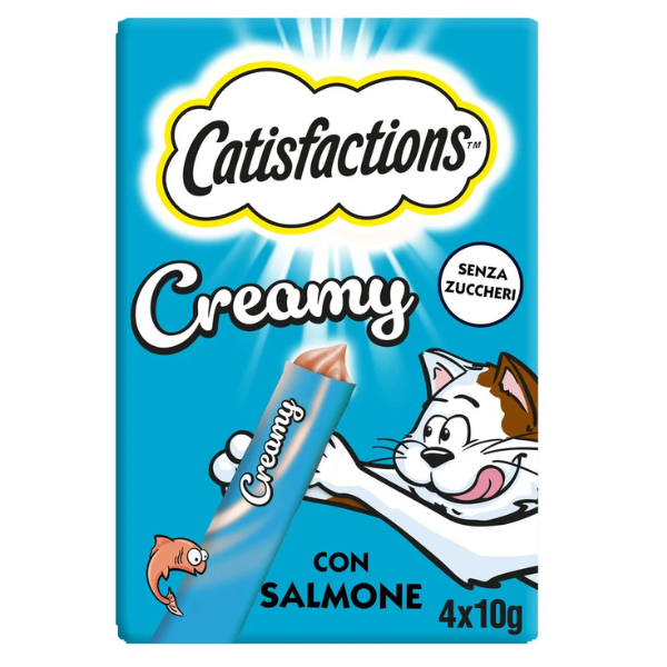CATISFACTION CREAMY SALMONE 4X10 GR