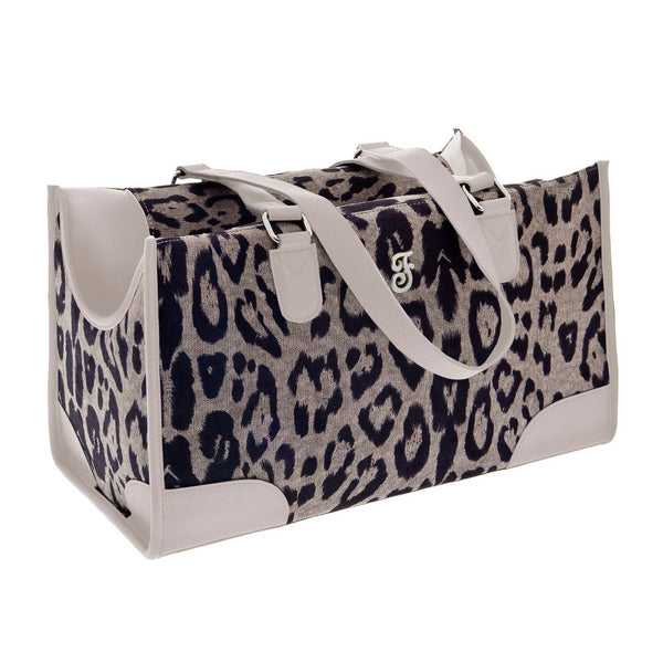 FERRIBIELLA BORSA MOKKA LEOPRDO 43X18X25