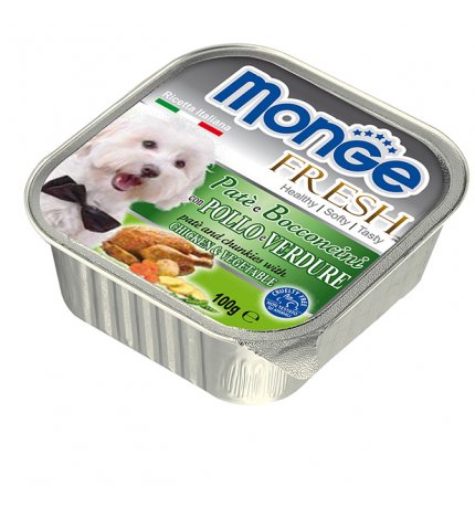 MONGE FRESH POLLO E ORTAGGI 100 GR